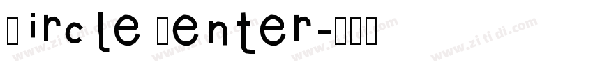 Circle Center字体转换